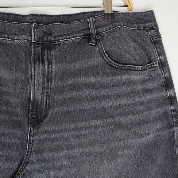 AE Embellished Strigid High-Waisted Stovepipe Jean Black Blaze Women's Plus sz20 - Picture 5 of 13